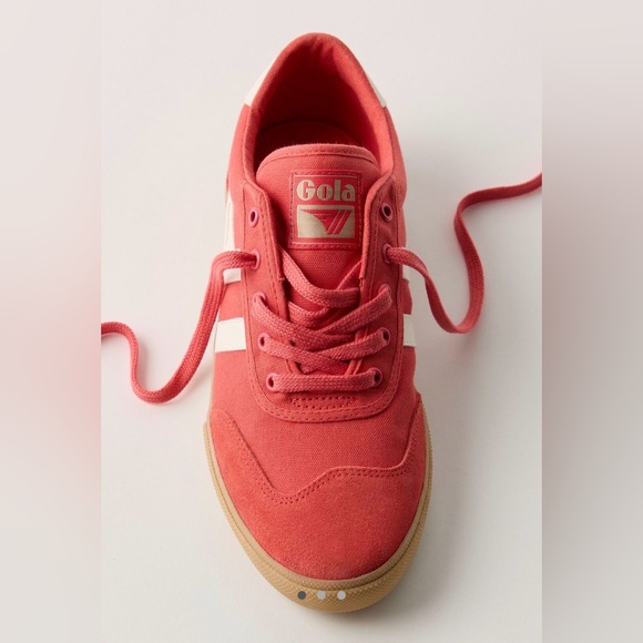 NIB Goal x Free People Badminton Court Sneakers Coral